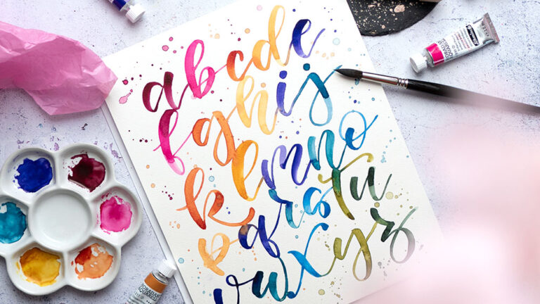 Dein Einstieg Ins Handlettering Letterbraut Handlettering Und Aquarell ...