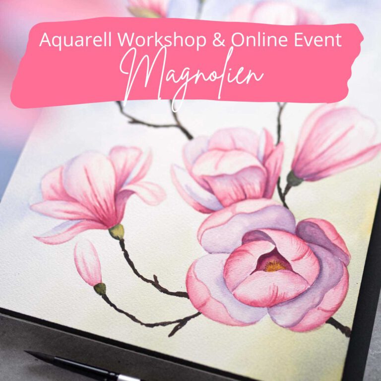 Online-Workshops Letterbraut Handlettering Und Aquarell